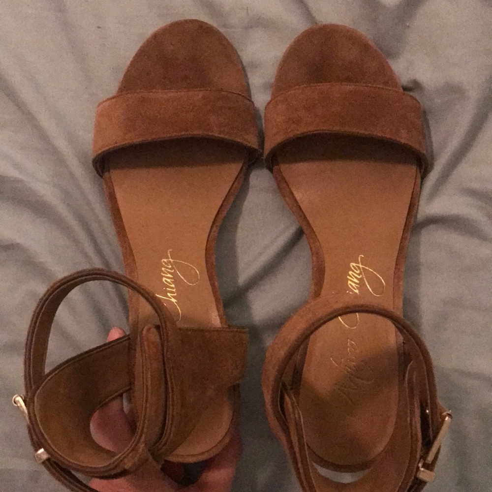 Suede heels